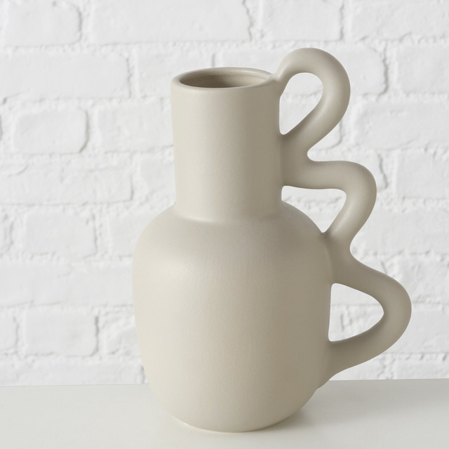 REVES vaza din lut mat, 24 cm