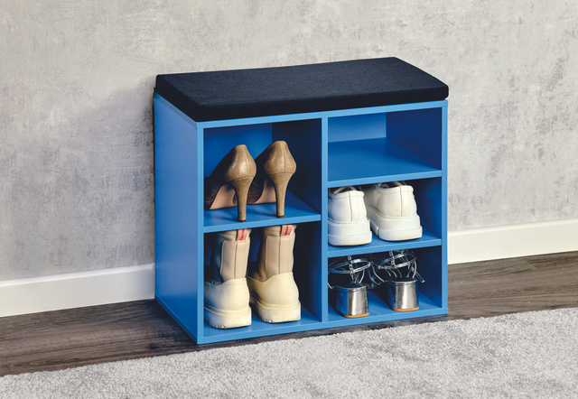 Dulap pentru 5 perechi de pantofi, cu sezut, 51,5 x 48 cm