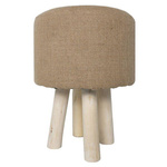 Taburet cu sezutul din iuta Kargo, 40 cm