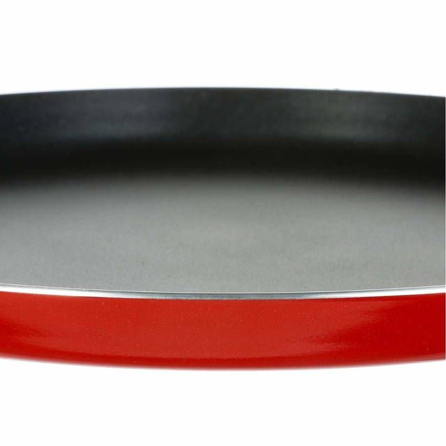 Tigaie pentru clatite din aluminiu, Rosu, Ø 28 cm.