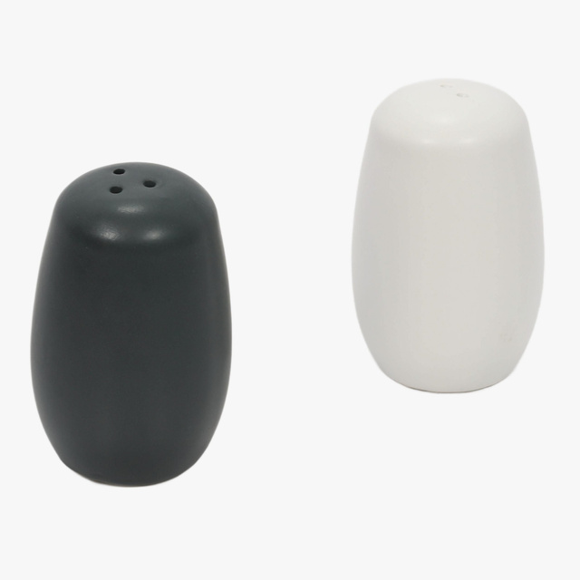 Solniță și piperniță ceramică BLACK&WHITE