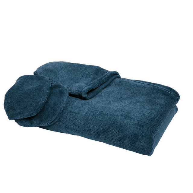 Patura cu maneci si gluga, Essential, marime universala, 115 x 165 cm