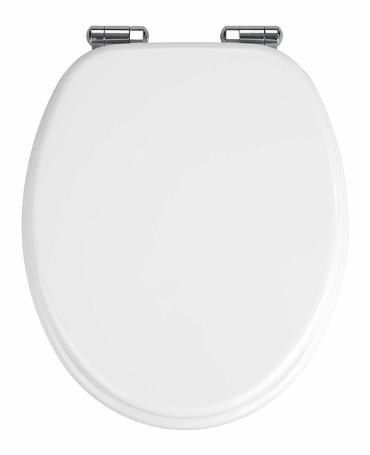 Capac de toaleta clasic din MDF cu inchidere lenta, WENKO