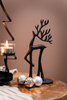 Figurină ren de Crăciun, metal, 20 cm