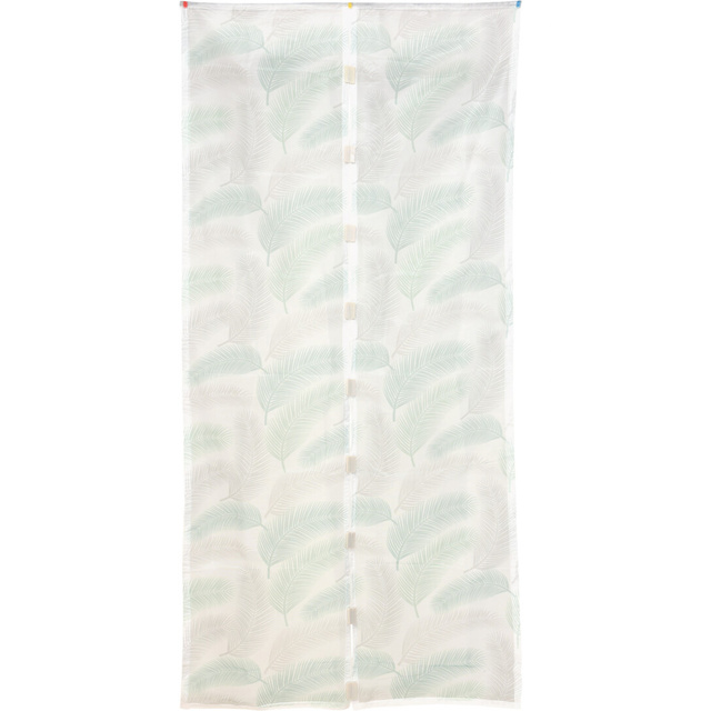 Plasa de protectie pentru usa balconului, 220 x 50 cm, cu model de frunze, 2 bucati