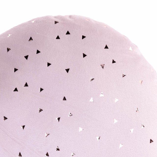 Perna decorativa din catifea cu model metalic