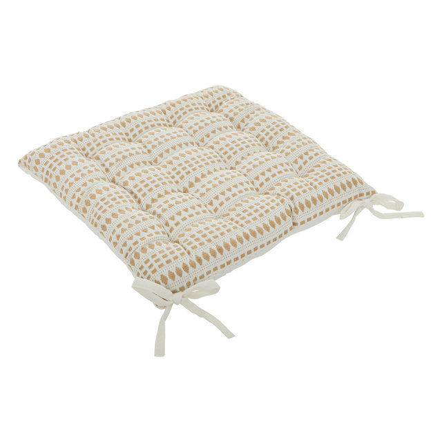 Perna scaun cu legaturi MICAH, bumbac, model vintage, 38 x 38 cm