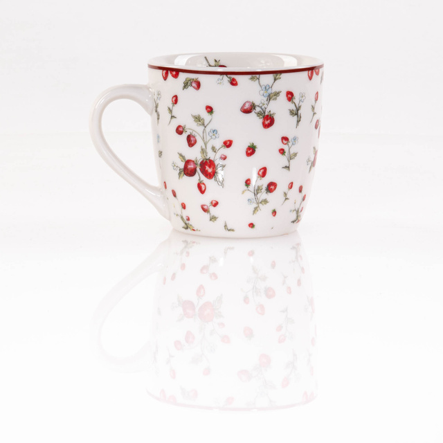 Cana de ceai model cu capsuni Emily, 250 ml