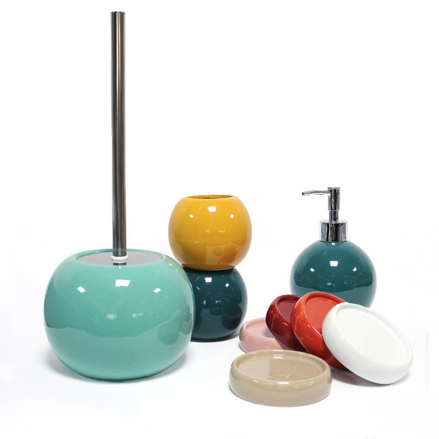 Sapuniera ceramica alba BULLEA, Ø 10 cm