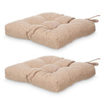 Perne de scaun cu matlasare si sfori, 40 × 40 cm