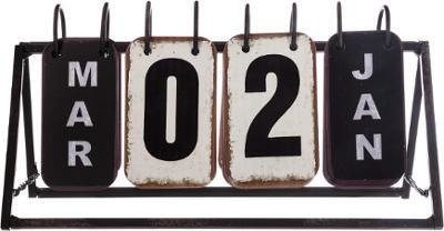 Calendar metalic decorativ