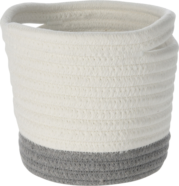 Coș de depozitare, bumbac, 13 x 13 cm, 3 buc