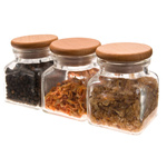 Borcane de condimente, 3 bucati, President Line