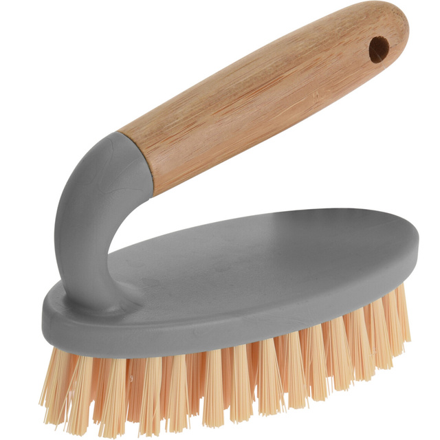 Perie cu maner din bambus, 14 x 16 x 11 cm