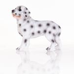 Figurina de gradina caine dalmatian, inaltime 28 cm, din piatra artificiala