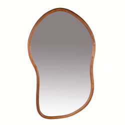Oglindă suspendabila asimetrică OLM, ramă din lemn de paulownia, 44,5 x 75 cm