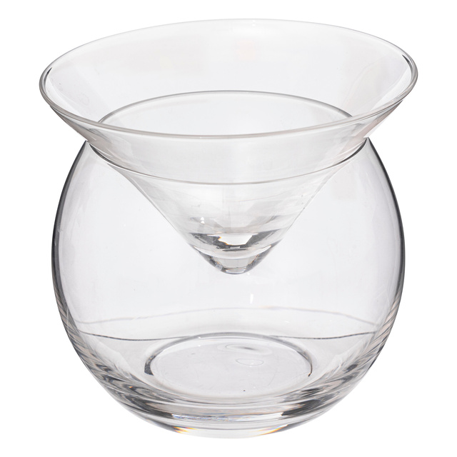 Pahare de cocktail cu bază fără picior, set 4 buc.