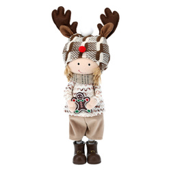 Decor pentru Craciun din pluș, 38 cm