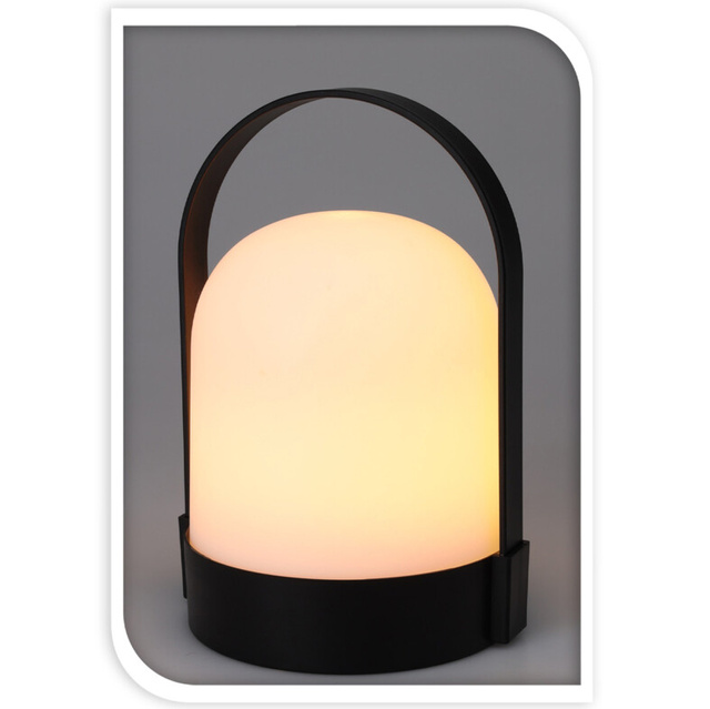 Lampa de masa din plastic, 14,5 x 21 cm