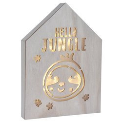 Decoratiune cu iluminare din spate cu LED, 20 x 27,5 cm, leneș