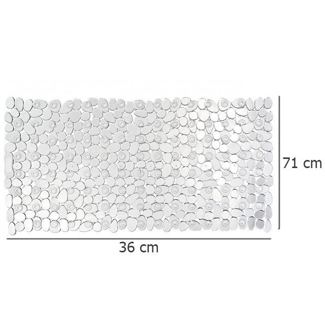 Covoare antiderapante pentru cadă, duș PARADISE, WENKO, transparent