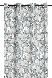 Perdeau din bumbac cu ochiuri, EUGENIE, 140 x 260 cm