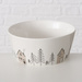 Bol cu motiv de iarnă cu brazi HOMEWOOD, Ø15 cm