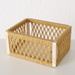 Cutii din lemn Winny cu impletitura decorativa, 3 bucati