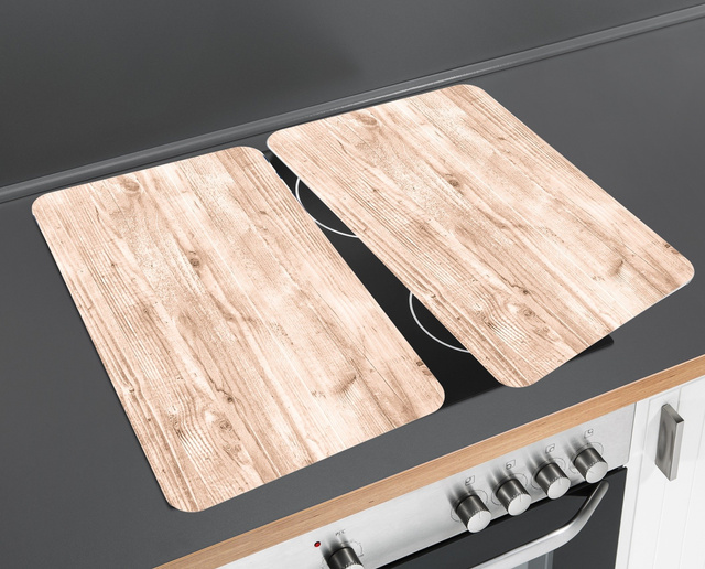 Plite de protecție din sticlă NATURAL LOOK, 2 bucăți, WENKO