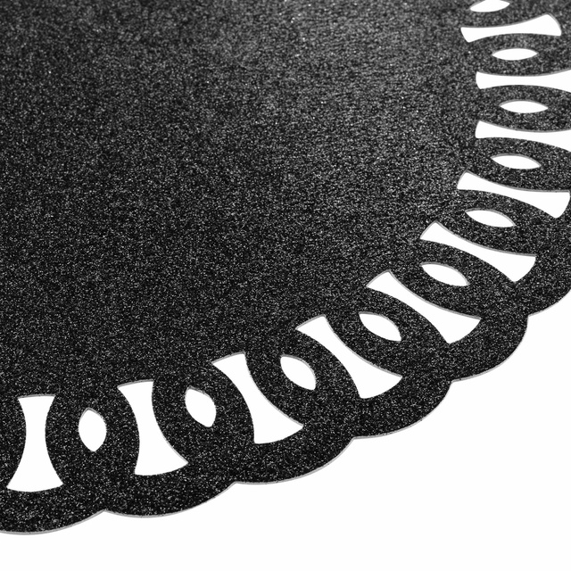 Suport de masa, sclipici, GUIRLANDE, Ø 38 cm