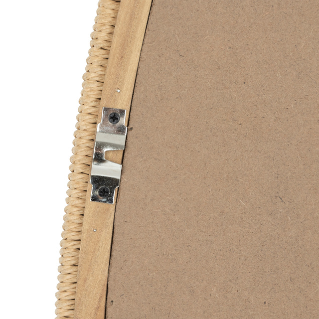 Oglindă LAIA cu ramă de sfoară, 58 × 114 cm