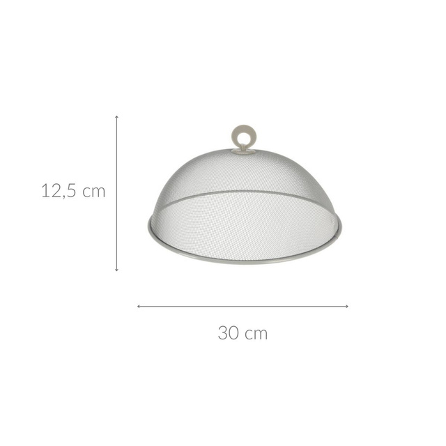 Capac metalic pentru alimente, 30 x 12,5 cm