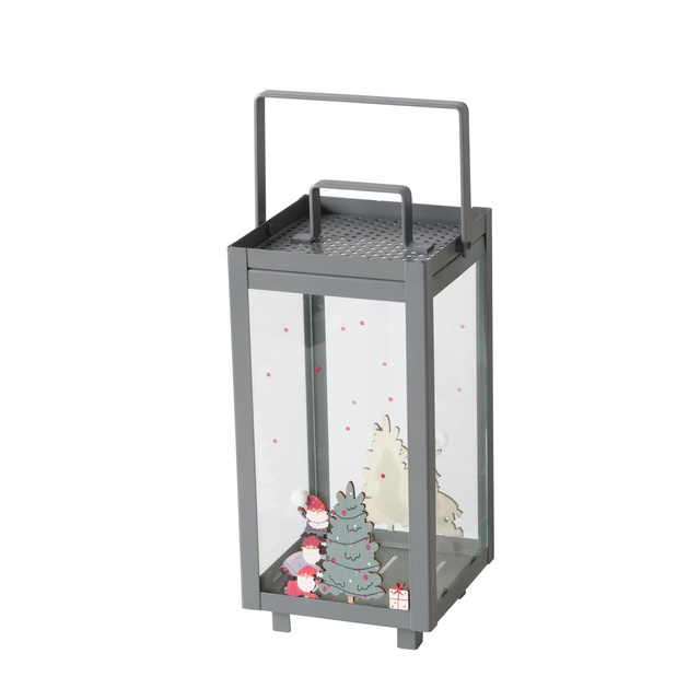 Lanterină de Crăciun pentru lumânare MONTI, 23 cm