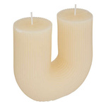 Lumanare cu dungi DEMI, in forma de U