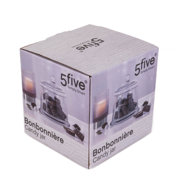 Recipient pentru prajituri, Sticla