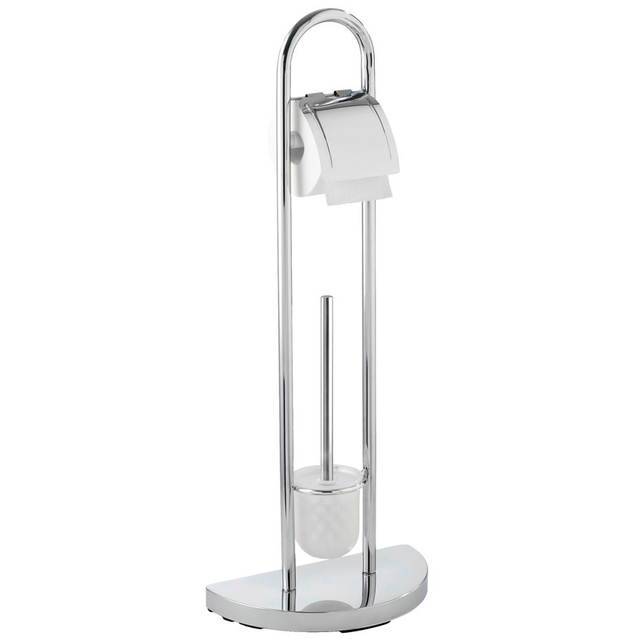 Suport pentru hârtie igienică și perie de toaletă, COSENZA - 2 în 1, WENKO