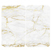 Plăci de protecție pentru aragaz MARBLE, 2 bucăți, WENKO, marmură aurie