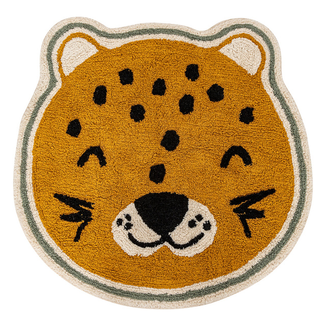 Covor Leopard diametru 90 cm