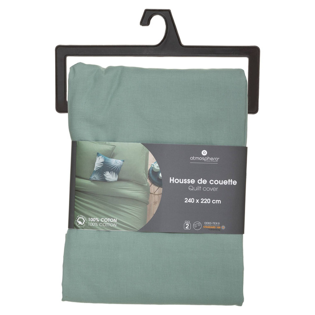 Husă pentru pilotă, 240 x 220 cm, bumbac, verde