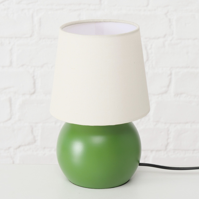 Lampa de noptiera cu baza metalica SABIA, 22 cm