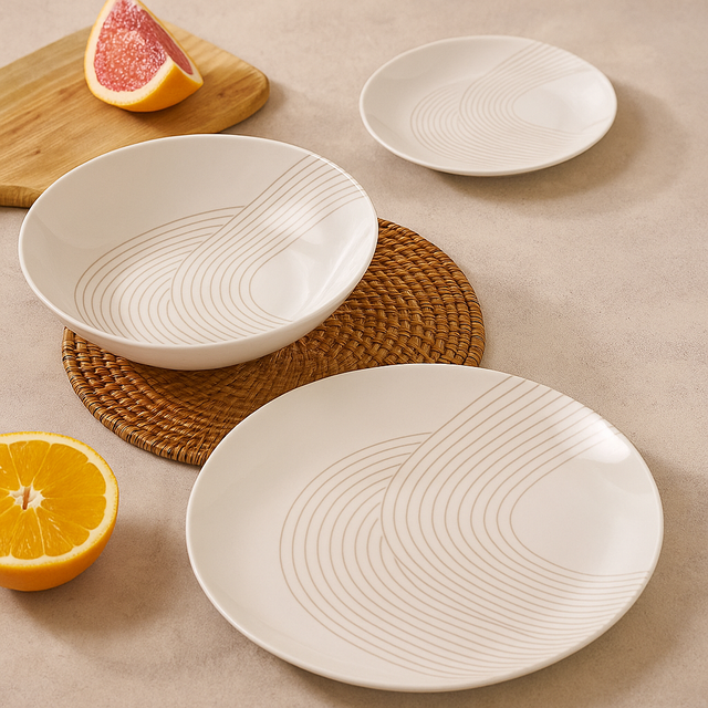 Set de prânz pentru 6 persoane SKY LOUNGE, 18 farfurii