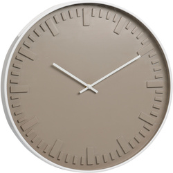 Ceas de perete elegant cu ramă albă, Ø 40 cm