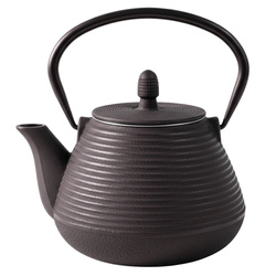 Ceainic din fontă cu infuzor YUKI, 1000 ml, negru