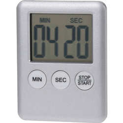 TIMER DE BUCATARIE 70X55X10 MM., ARGINTIU