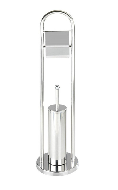 Suport pentru hârtie igienică și perie de toaletă, VASTO - 2in1, WENKO