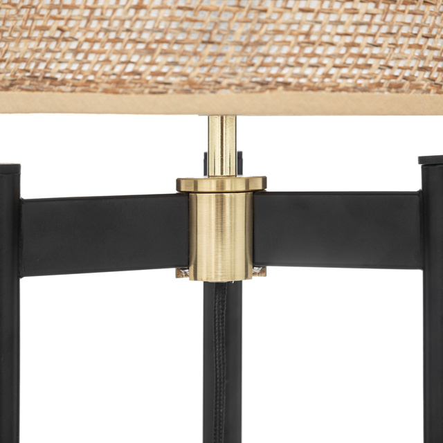 Lampa cu abajur bej Levon, inaltime 51 cm