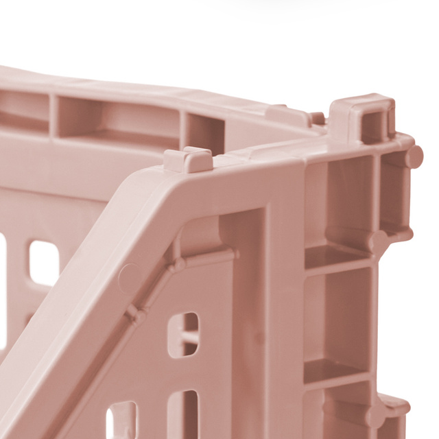 Ladă pliabilă de culoare pudră SORT, 40 x 30 x 15 cm