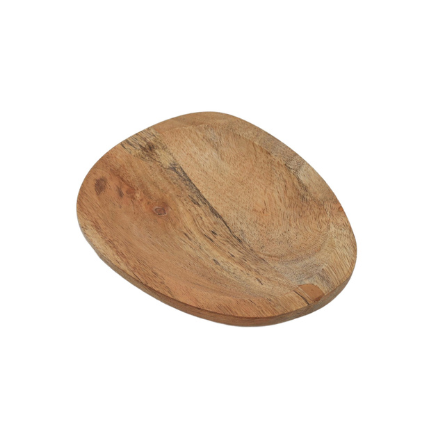 Farfurie din lemn, 16 x 13 x 1,5 cm