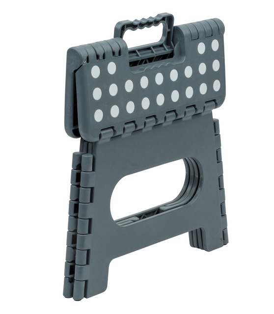 Taburet pliabil, Gri, 22 cm, ALLSTAR