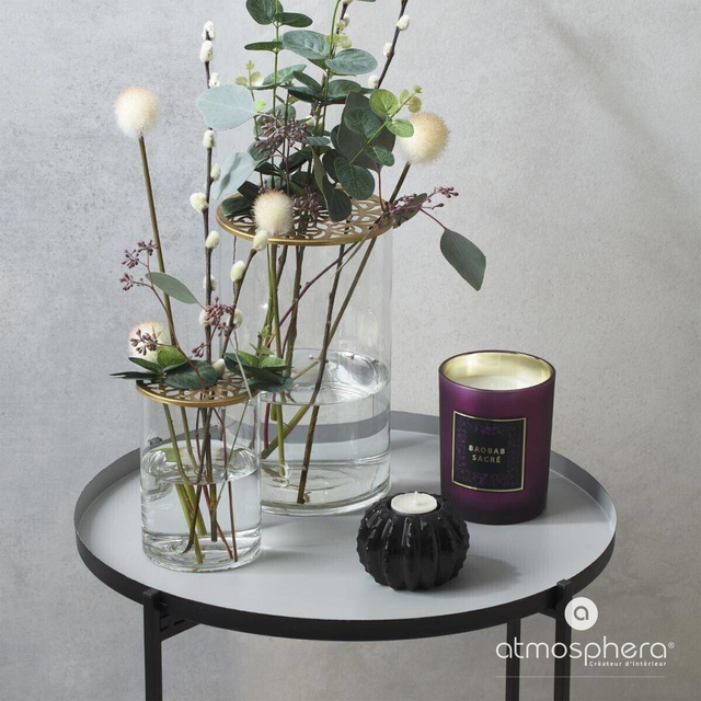 Set vaze de sticlă cu capac, 2 bucăți